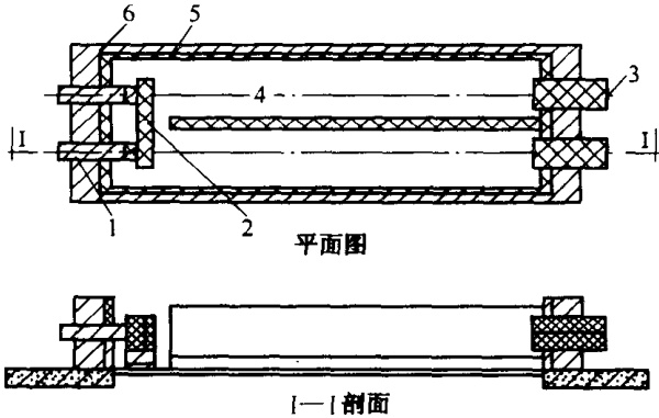 “凵”形石墨化炉示意图